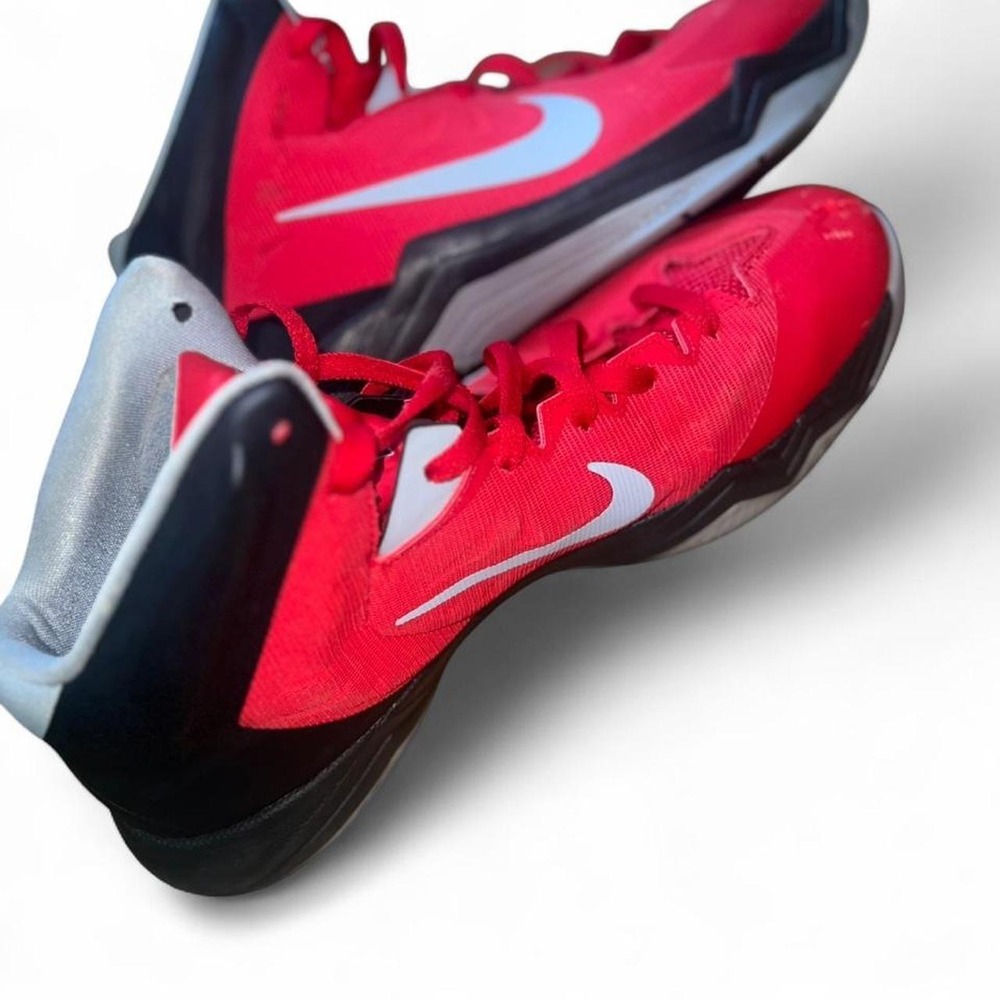 Nike Zoom Hyperquickness Men's Size 12 Red Black Basketball Shoes 599519-602